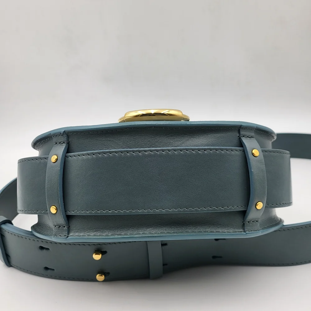 CHLOE Calfskin Small Tess Bag in Faded Blue, Authentic w/ COA. - Picture 5 of 16